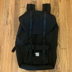 Black Herschel Little America Backpack - 30L